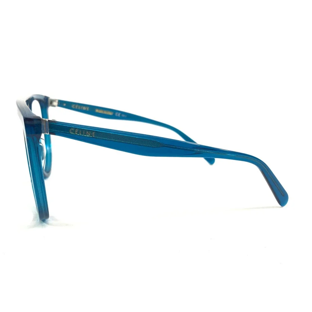 Celine Eyeglasses Frames CL41435/S T9185 Transparent Blue Full Rim 51-14-145